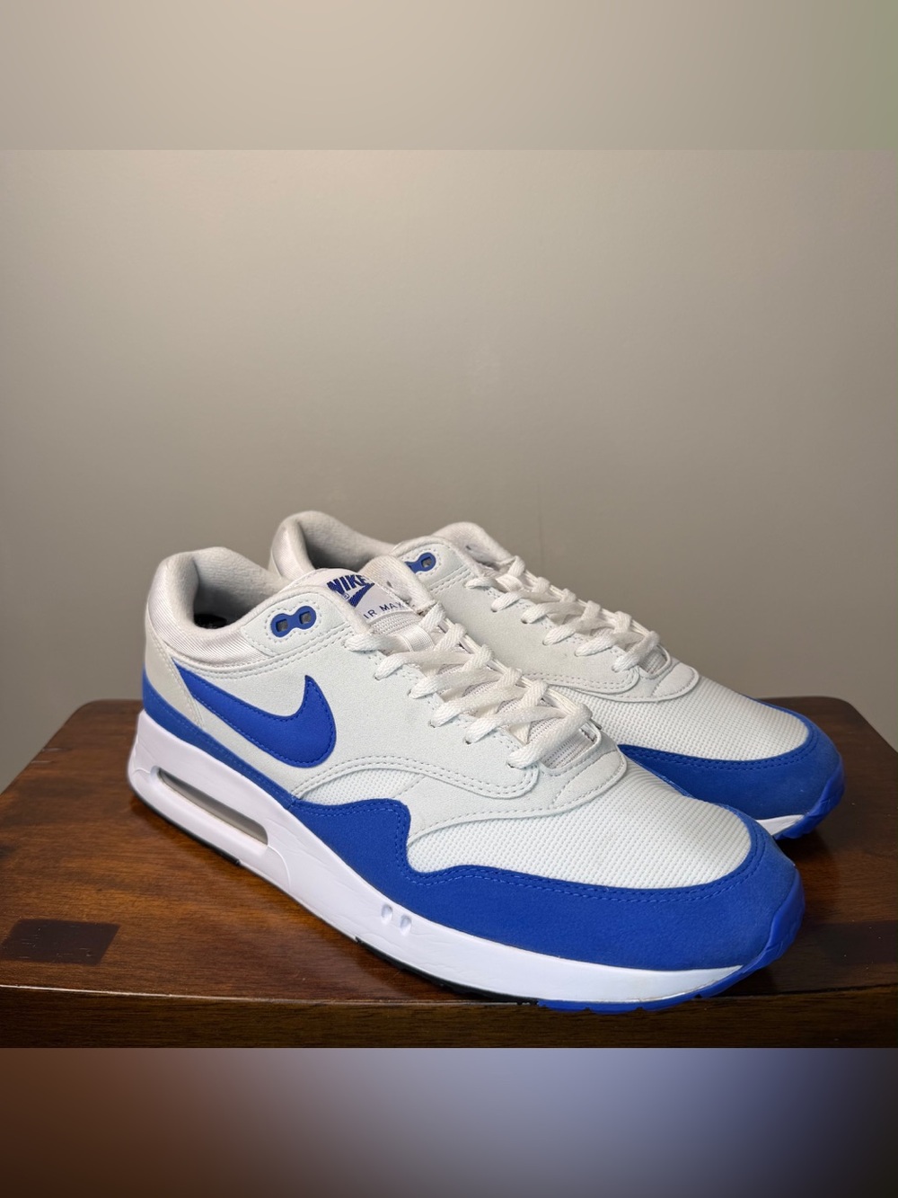 Nike Air Max 1 ‘86 OG Golf Royal Men’s 12 White Blue Big Bubble DV1403-115